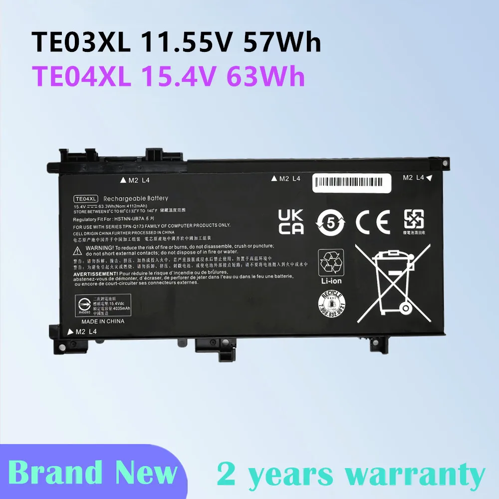 

TE04XL TE03XL Laptop battery FOR HP Omen 15-AX200 Pavilion 15-BC200 15t-bc200 Series HSTNN-DB7T 905175-271 905175-2C1 TPN-Q173