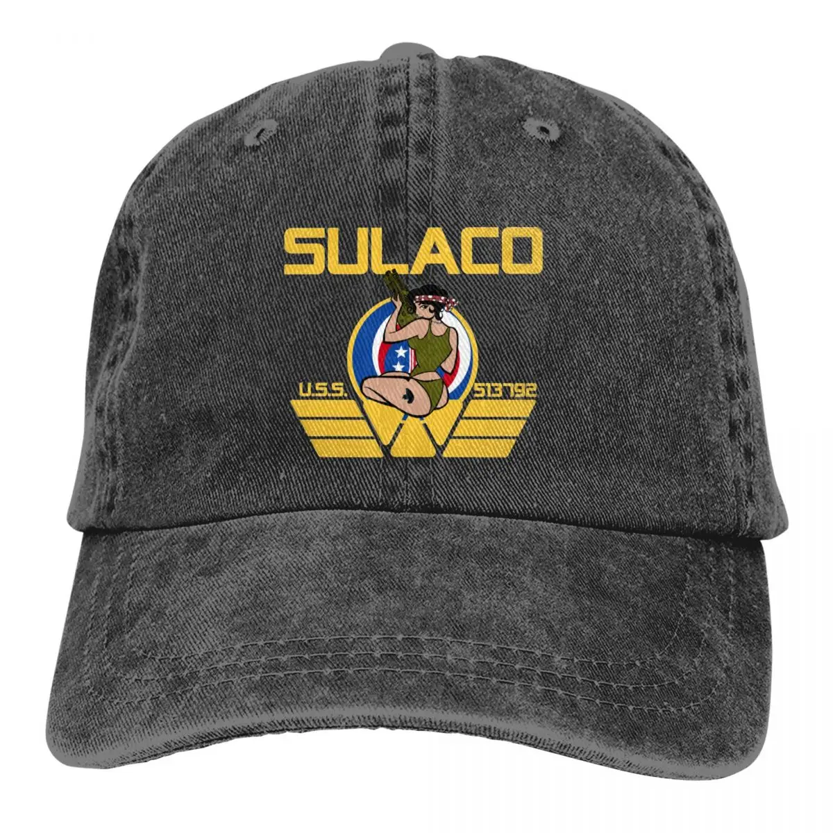 Sulaco Weyland Uss Buitenaardse Outfits Unisex Trucker Hoed Distressed Katoenen Petten Hoed Mode Outdoor Activiteiten Snapback Hoed