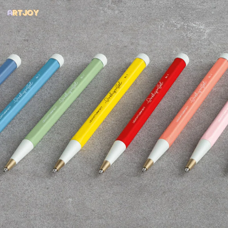 Leuchtturm 1917 قلم حبر جاف دوار من المعدن النحاسي 0.7 مم حبر سريع الجفاف يعتمد على الزيت، توقيع الأعمال واستخدام الطلاب تصميم أنيق #1