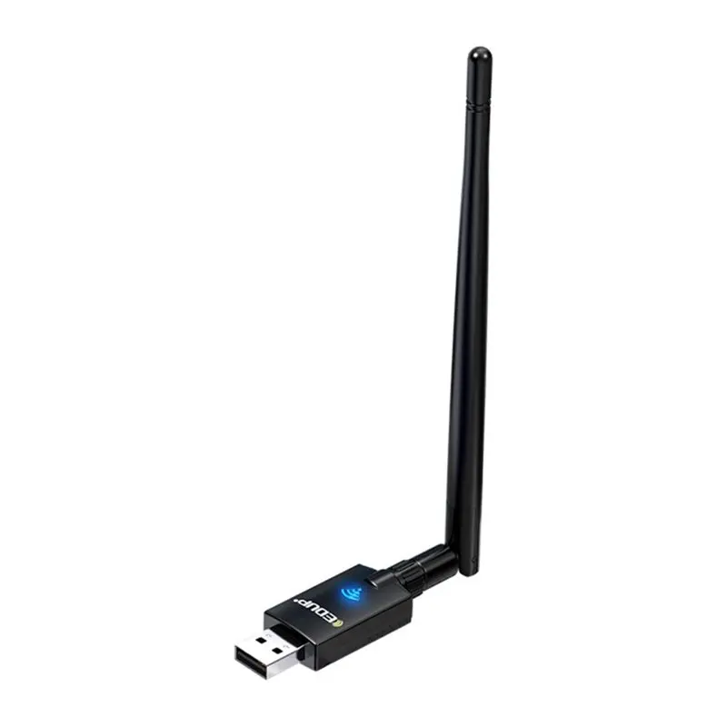 

EDUP AX900M USB Wifi 6 Adapter 2.4G/5Ghz 900Mbps Driverless Wireless Network Adapter BT5.3 For Windows 11/10 Win