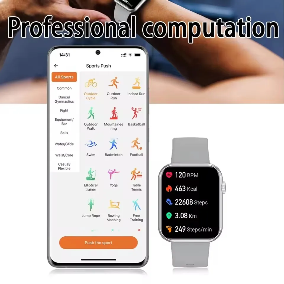 

2026 New Smart Watch Women Full Touch Screen Fitness Heart Rate Monitoring Bluetooth Call Waterproof Smartwatch