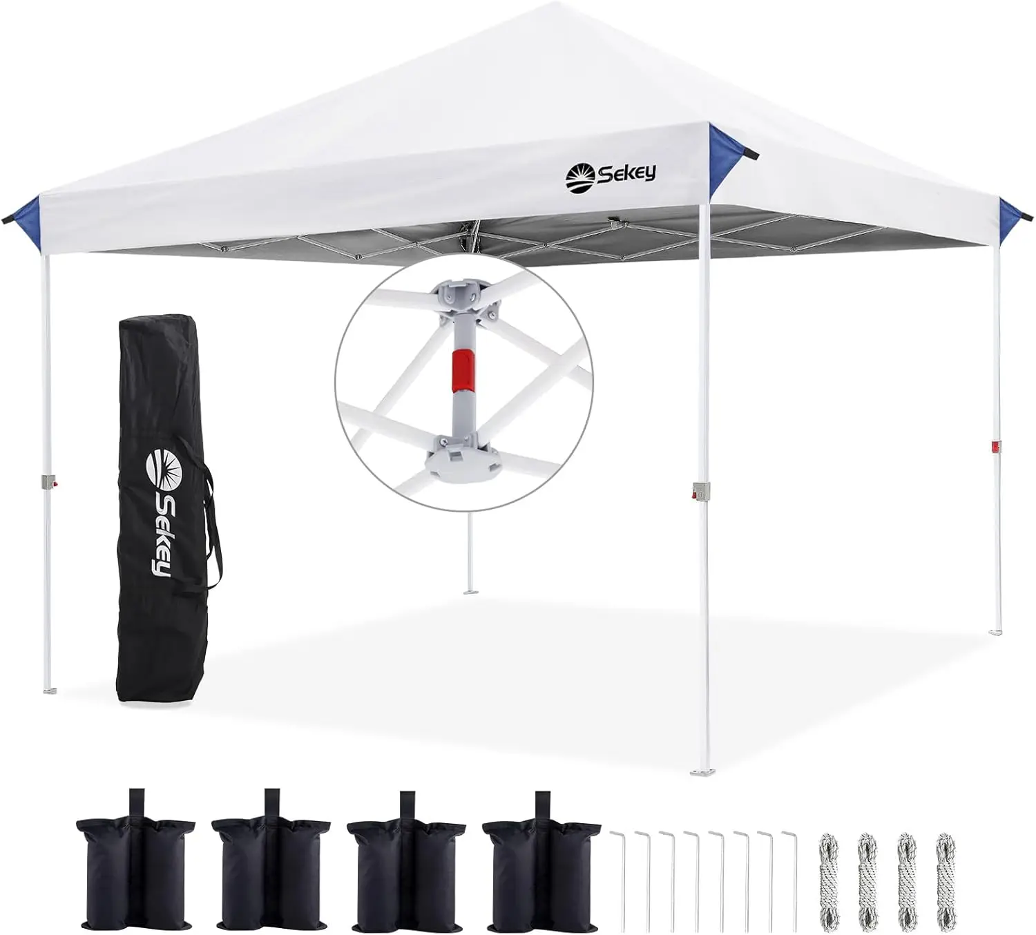 

Мгновенно разворачивающийся шатер 10x10 футов – быстросборная беседка с установкой одним движением; защита от УФ-излучения 99%; водонепроницаемый и ветрозащитный, с утяжеляющими грузовиками-утяжелителями.