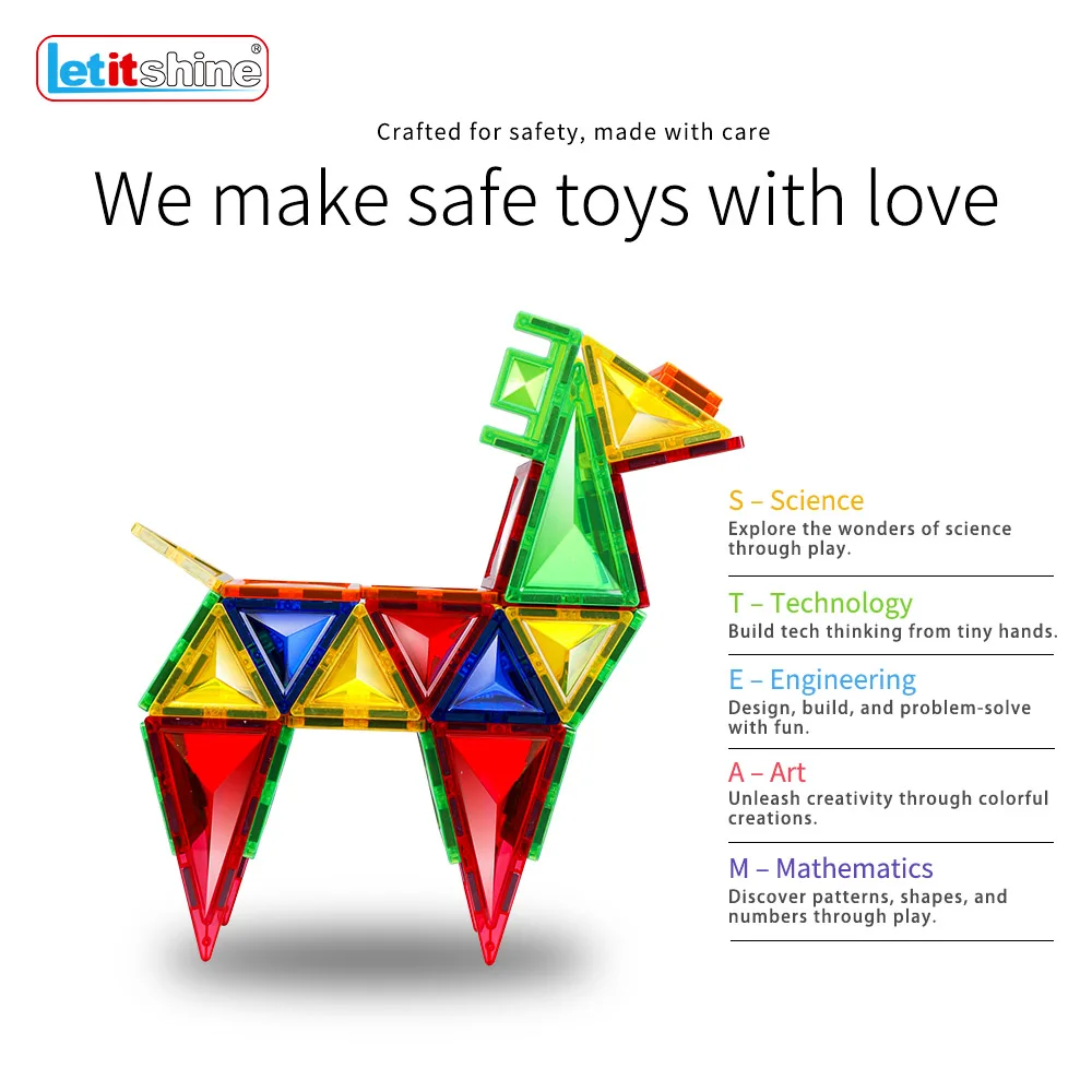 Magnetyczne Klocki Konstrukcyjne Płytki Magnetyczne Zestaw Budowlany Prezent Urodzinowy dla Dzieci Dziewczynki STEM 3D DIY Edukacja Montessori 3 12 Lat