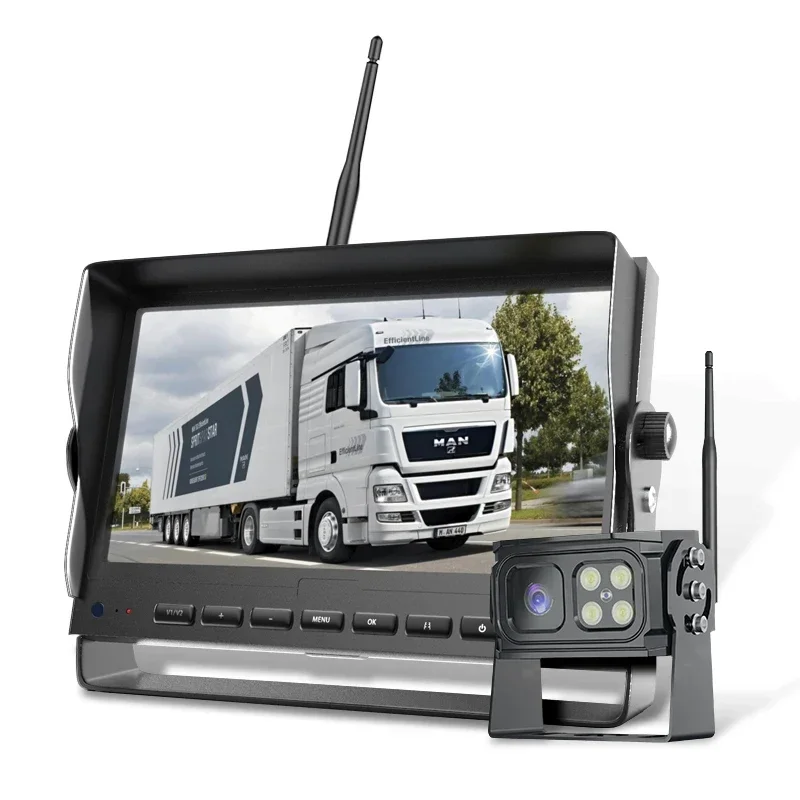 Parken Display Aufnahme System Split Screen 1080P Backup Monitor Drahtlose Seite Vorne Rückansicht Kamera System