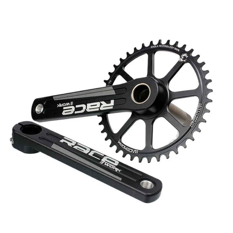 Road Folding Bike Crankset 170/172.5/175mm Crank 1X System  Narrow Wide Single Chainring 40/42T For SRAM GXP 10 11 12 Speed