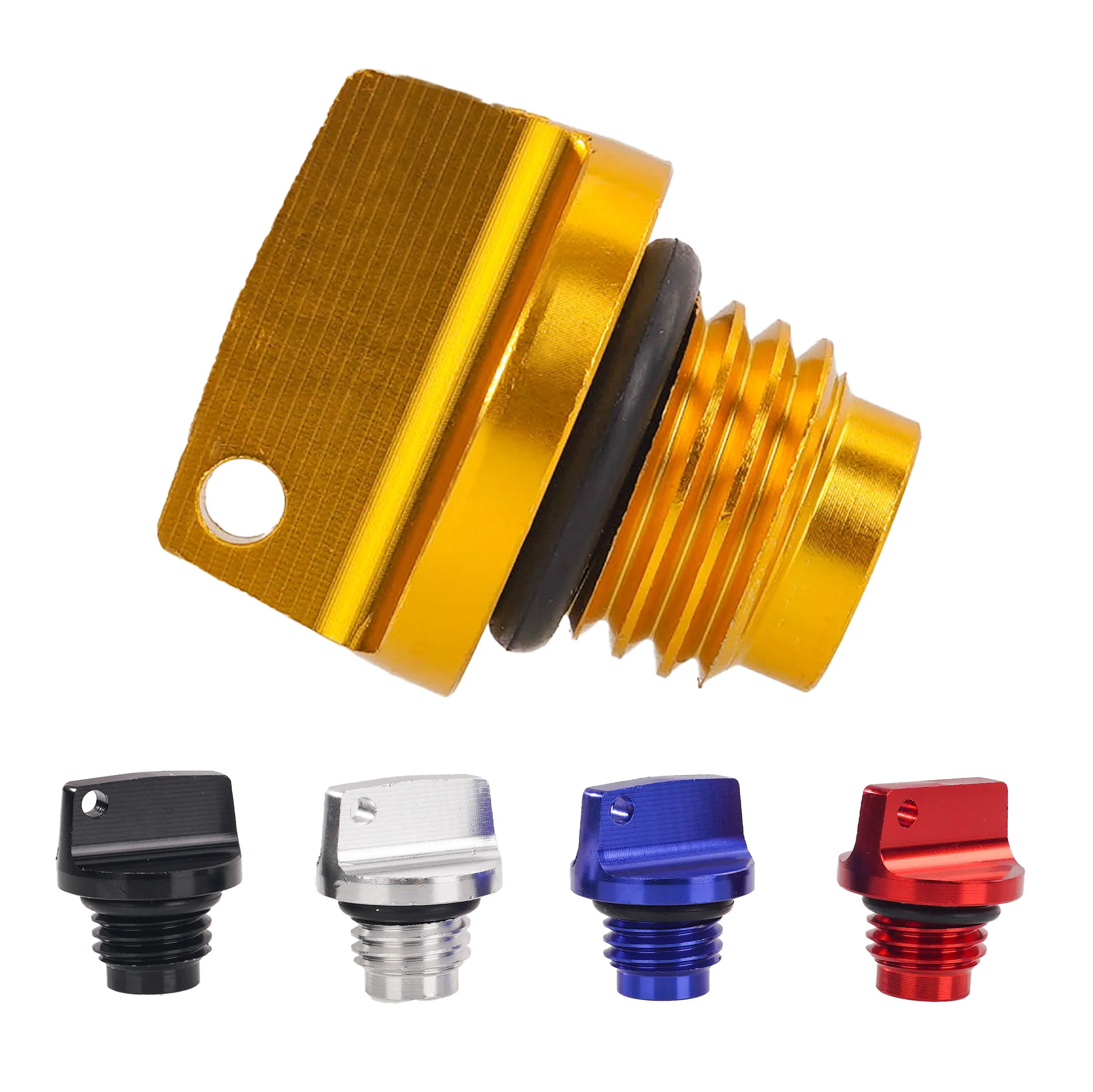 汎用CNCオイルカバー オートバイオイル アルミ合金カバーネジ CNCアルミエンジンオイル 汎用シャーシカバー