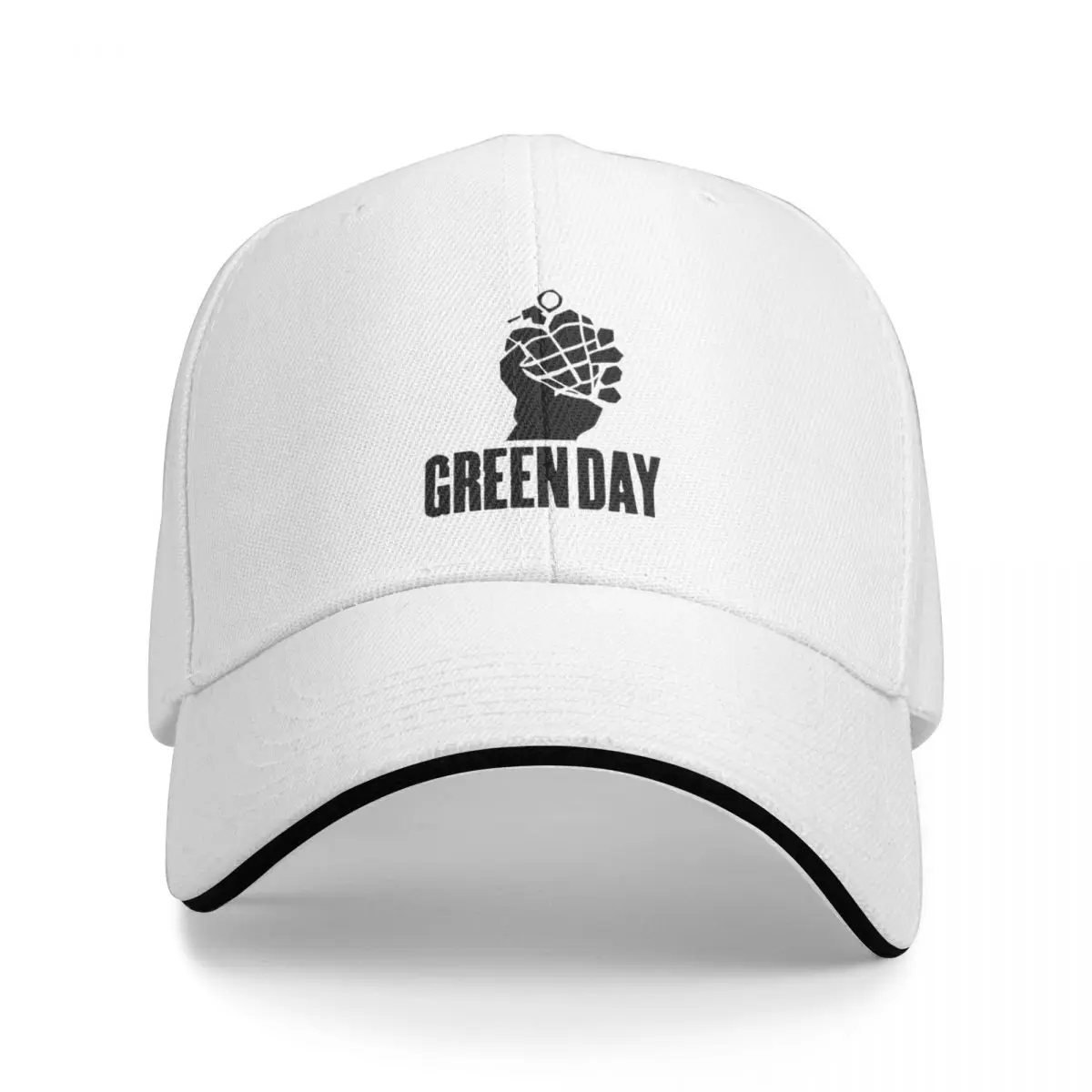 2024 Tour Green Days Band Baseball Cap Vintage Dookie Saviors Hip Hop Album Sandwich Hat Unisex Breathable Dad Hat Sport