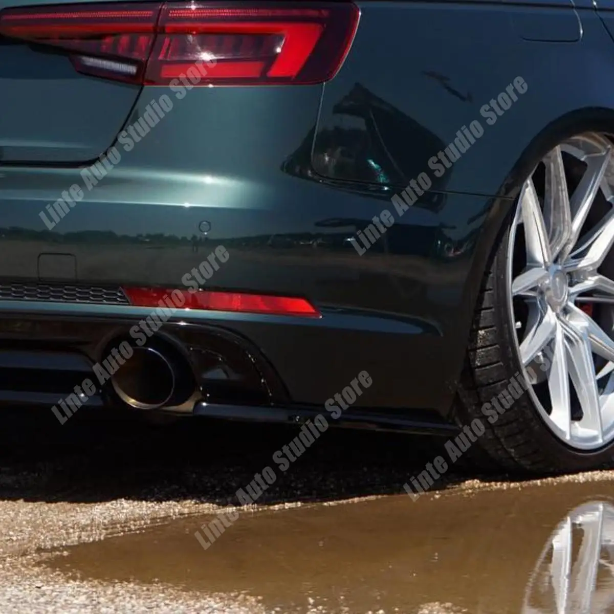 

Для Audi A4 S-Line B9 Sedan Avant 2015-2019 Pre Facelift Maxton Style Задний бампер Боковой диффузор Разветвители Накладка Кузов Комплекты Тюнинг