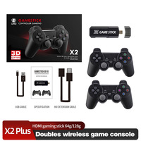 X2 Plus Gaming Stick 64g/128g 4K HD Video Game Console 2.4G 5G Dual Wireless Controller HDMI Gaming Stick Gaming Controller