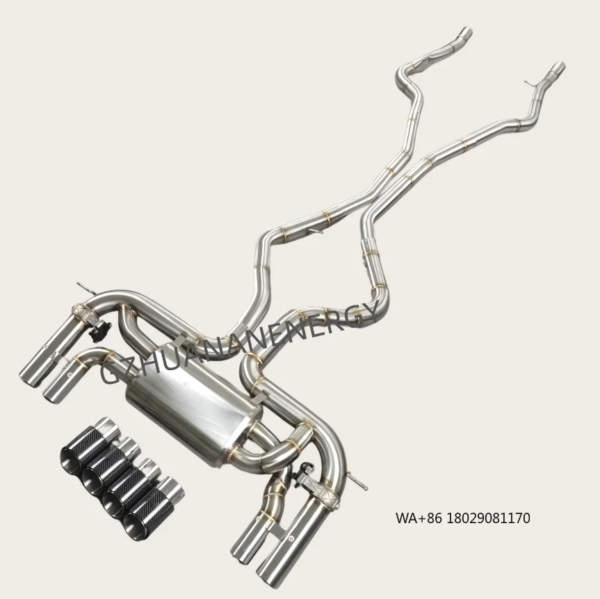 

Rust Prevention Seainless Steel Cat-back Exhaust System for X5M F85 4.4TT Electronic Control Valved Muffler Pipes