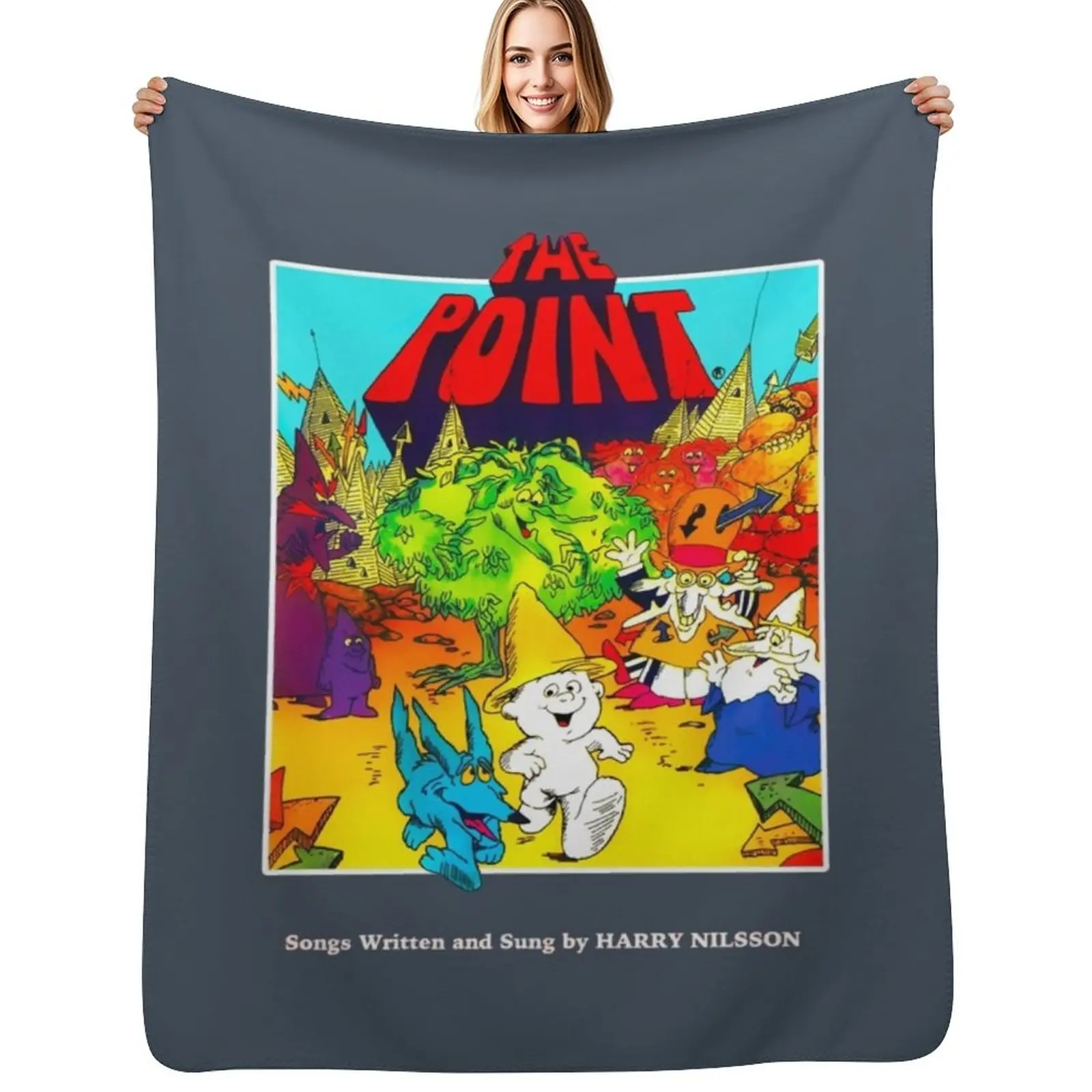 

Harry Nilsson The Point Throw Blanket Sofa Throw Blankets For Bed Soft Plush Plaid Soft Plaid Blankets