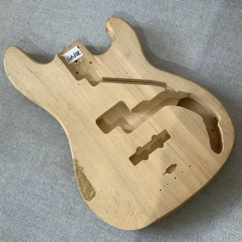 

Unfinished Right Hand 4 Strings Electric BASS Body Solid Basswood PB bass DIY Solid Basswood for Replace and Luthier GB688