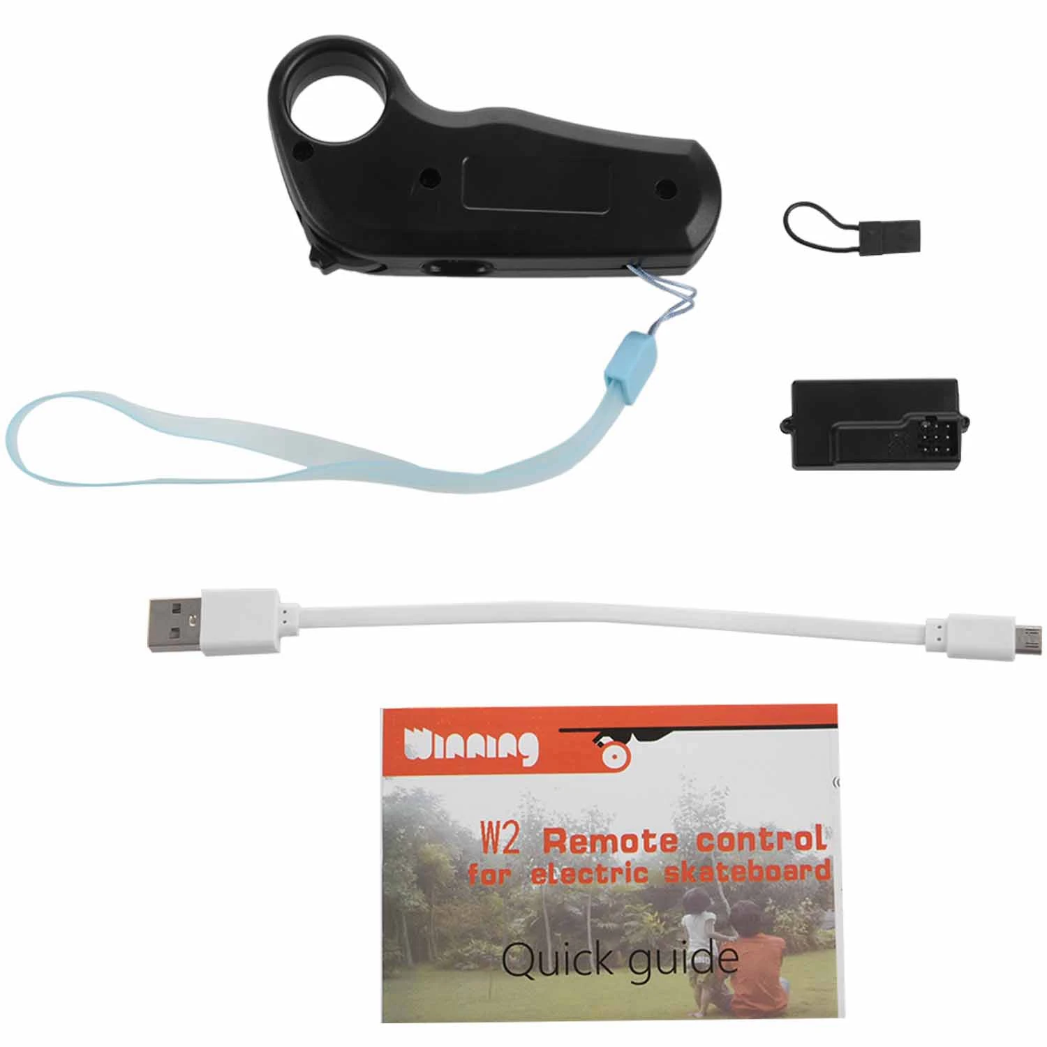 Popular 2.4Ghz Mini Remote Control Built-In Lithium Battery With Receiver, Suitable For Electric Skateboard Longboard