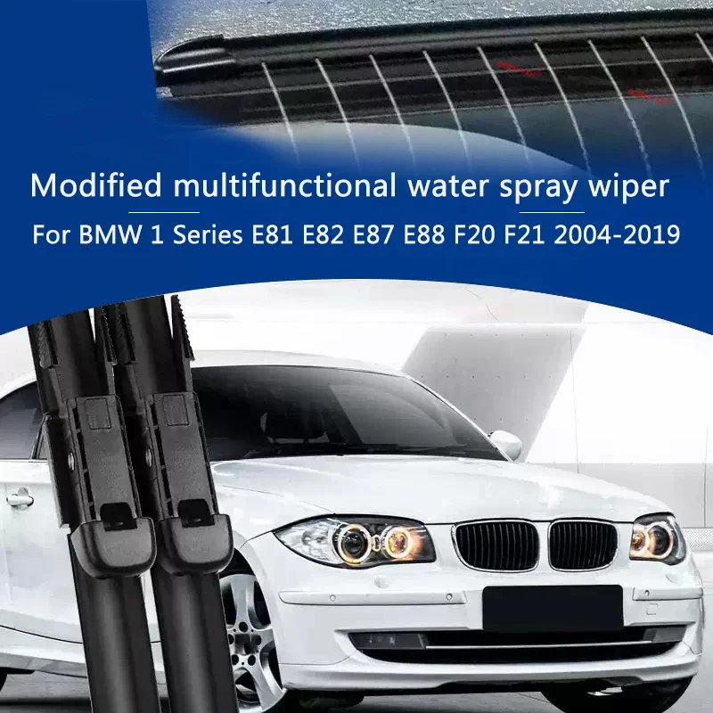 Car Modify Windshield Water Spray Wiper Auto Wet Arm Wiper Clean Accessory For BMW 1 Series E81 E82 E87 E88 F20 F21 2004-2019