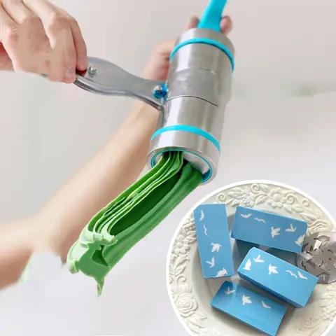 46 st. set tvåldegsextruder tecknad skivdesign extruder för tvåltillverkningssatser mögel skulptur tvålmaskin liten bissnes 8 best sales tvåltillverkare - №1