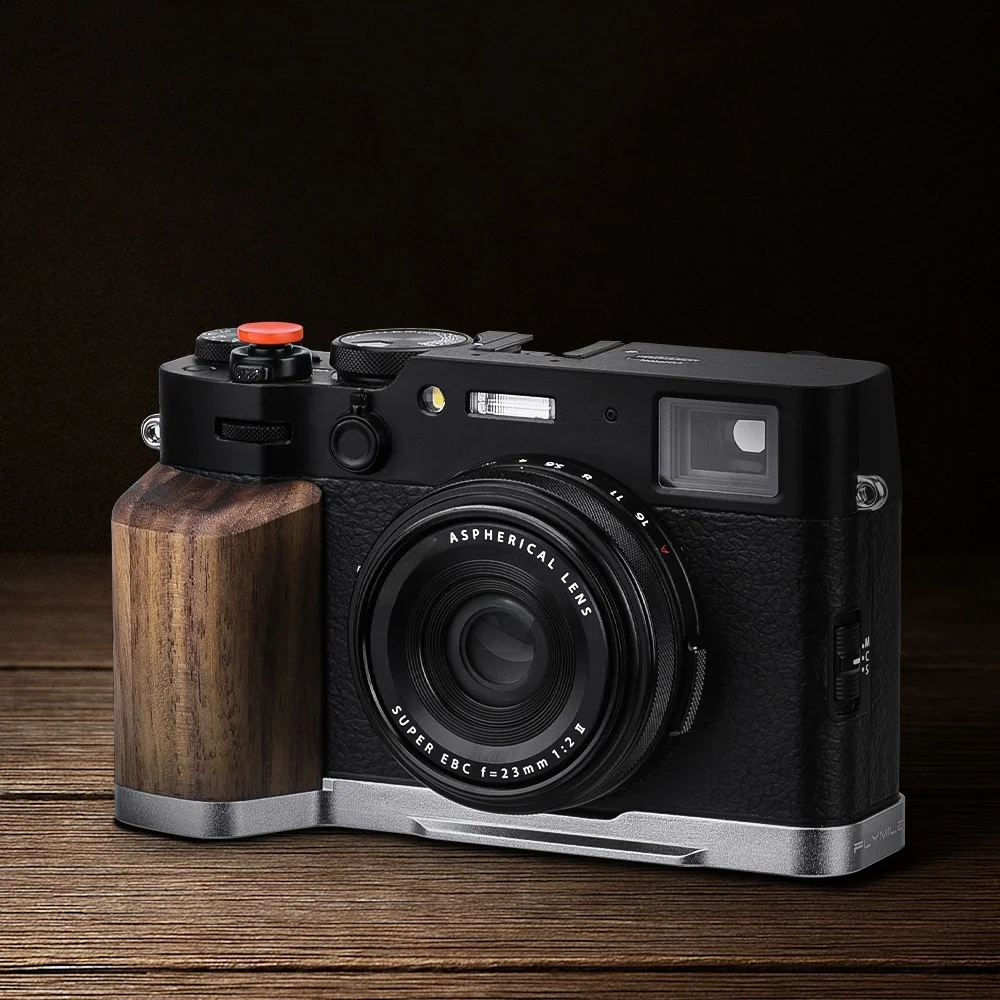 

L-Bracket for X100VI Camera Single-Handed Shooting Support Camera L-Shaped Handle Cold Shoe Finger Grip Accessory