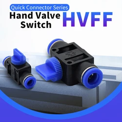 Pneumatic Parts 4mm 6mm 8mm 10mm 12mm Improvement Pneumatic Air 2 Way Quick Fittings Push Connector Tube Hose Plastic