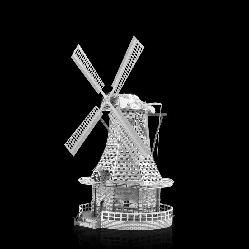 ของเล่นจิ๊กซอว์สำหรับเด็กชุดโมเดลโลหะ3D เอ็มไพร์สเตทตัดด้วยเลเซอร์แบบทำมือ