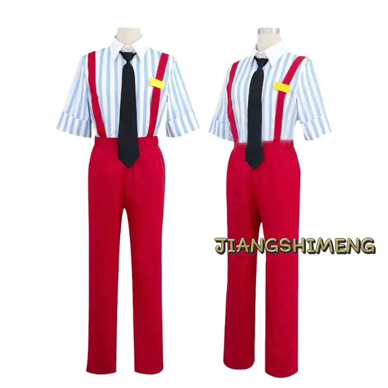 Anime Miku Mesmerizer Cosplay Costume Teto Red Jumpsuit Cosplay Uniform Halloween Party Performance Costume