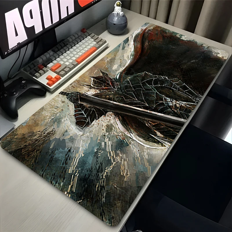 Mousepad Anime B-BERSERK Gamer Gaming Accessories Keyboard PC Computer Rug Desk Mat Available Sizes XXL Carpet Mouse Pad