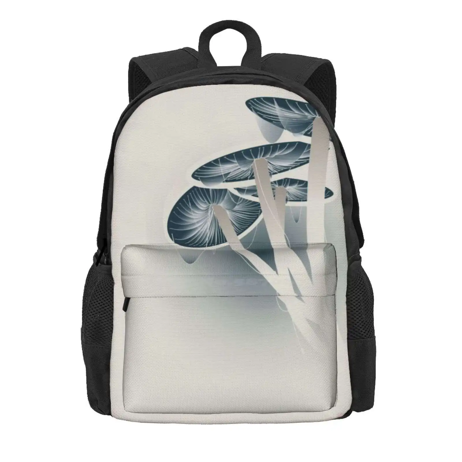 Shrooms Hot Sale Schoolbag Backpack Fashion Bags Fungus Mushrooms Vector Surreal