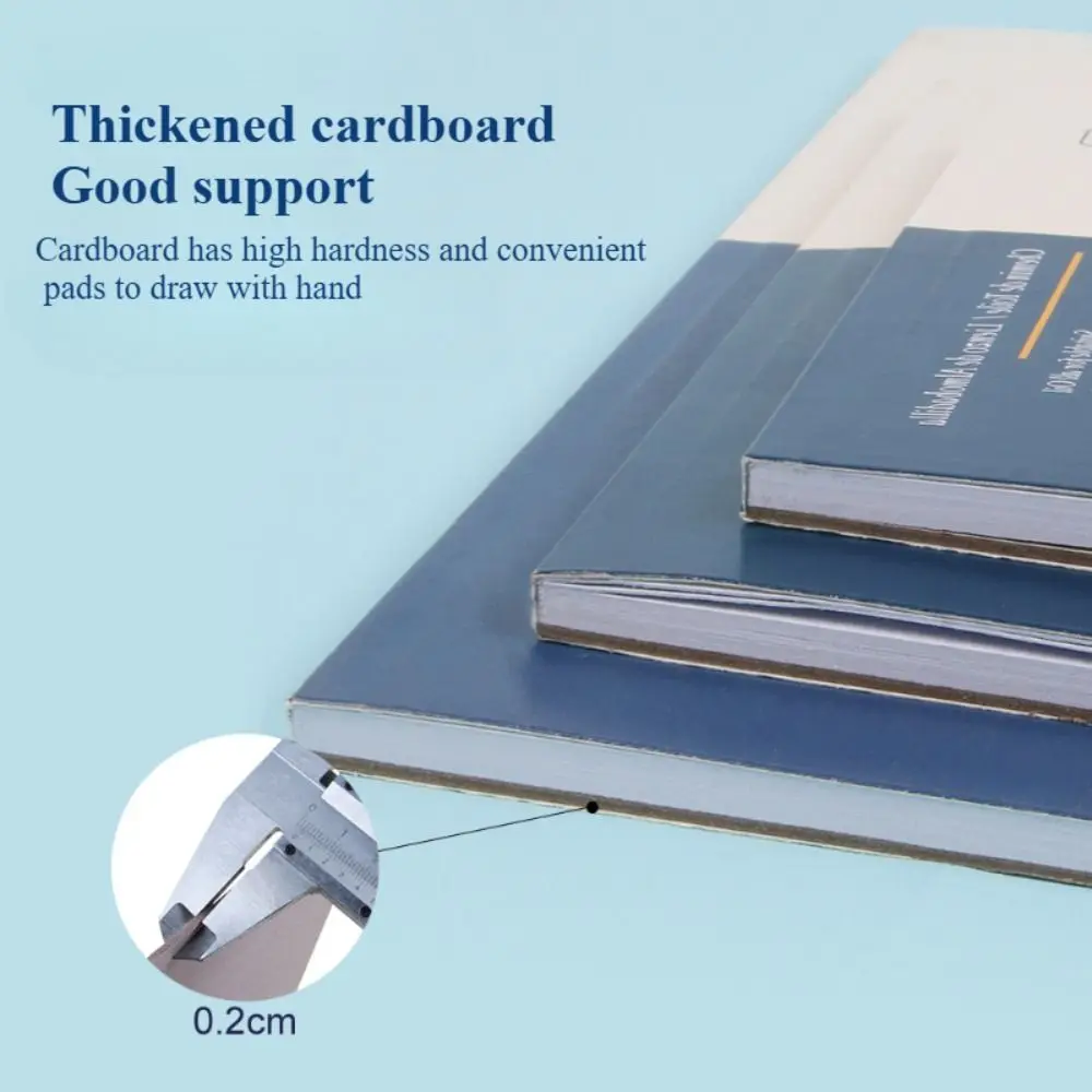 المهنية A3/A4/A5 لفائف كراسة الرسم 24 ورقة دوامة ملزمة سميكة ورق الرسم صديقة للبيئة حمض الحرة الفنان رسم الوسادة رسم #6
