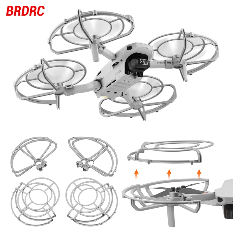 

BRDRC Propeller Guard for DJI Mini 4K/Mavic Mini 1/2/SE Propeller Protector Props Wing Fan Cover Removable Cage Drone Accessory