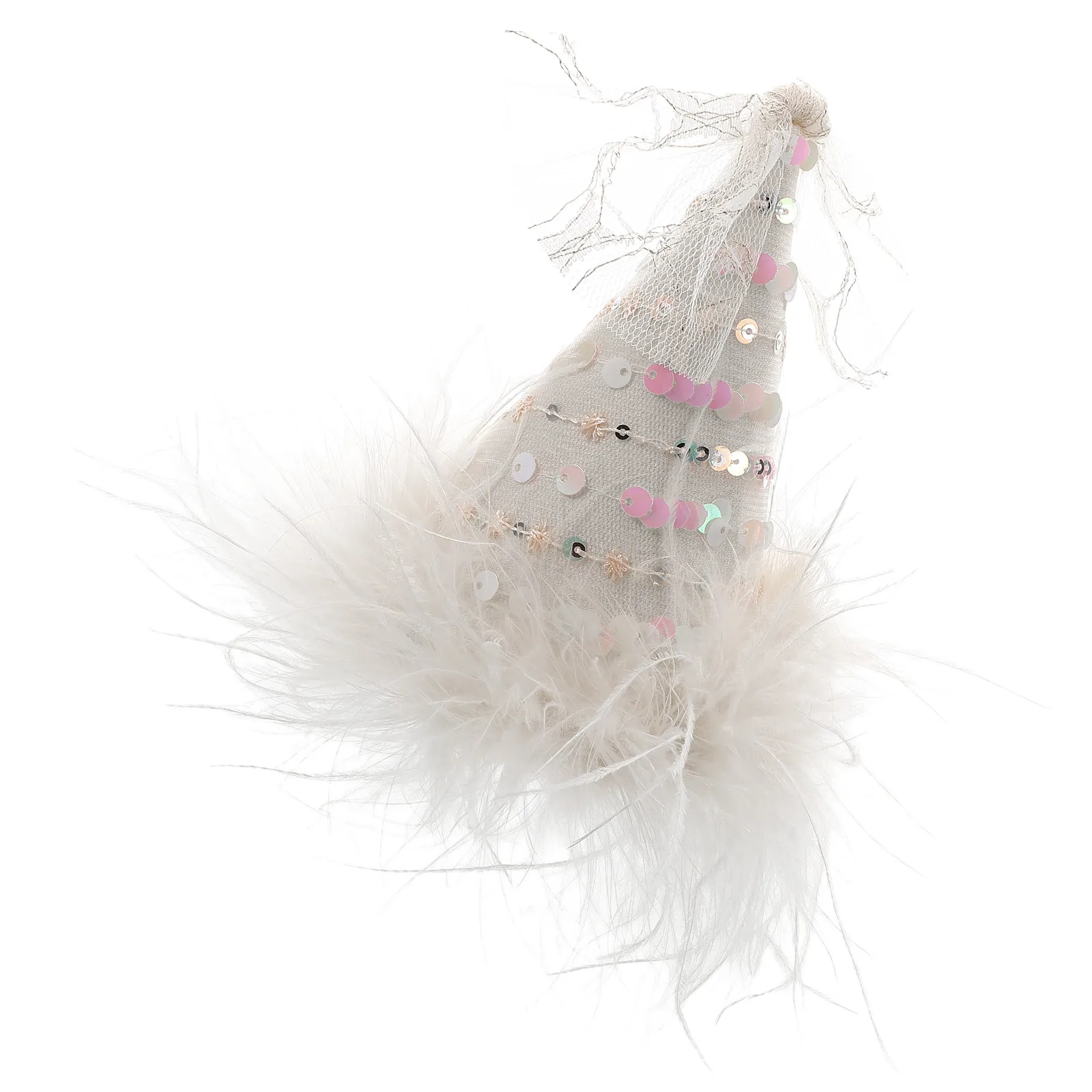 

Birthday Cone Hat Hair Clip Cute Glitter Little Girls Hair Accessory Lightweight Party Carnival Dance Creative Fancy Barrette