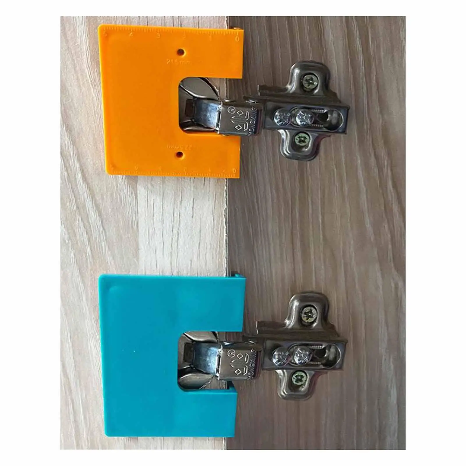 Durable ABS Cabinet Magnet Hinge Installation Jig Precision Positioning Tool for Kitchen Bedroom Furniture Door Panel Alignment
