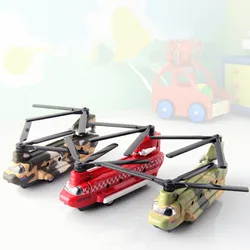 Alloy pull back helicopter transport aircraft model,double rotor transport aircraft toys,gift toys for children.free shipping