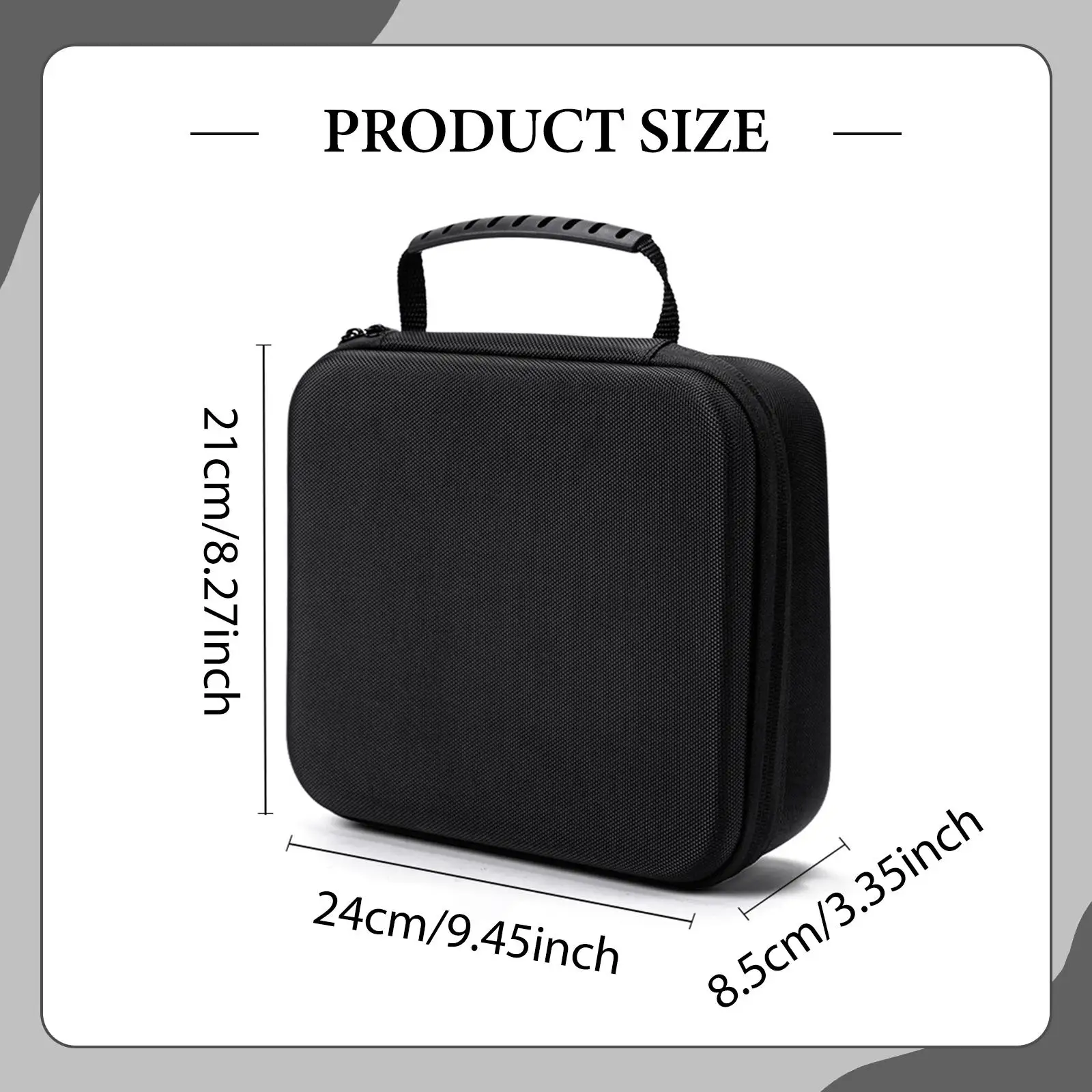 EVA Carrying Case Shockproof Universal Electronics Accessories Storage Bag Organizer Storage Case Headset Travel Bag for Earbuds