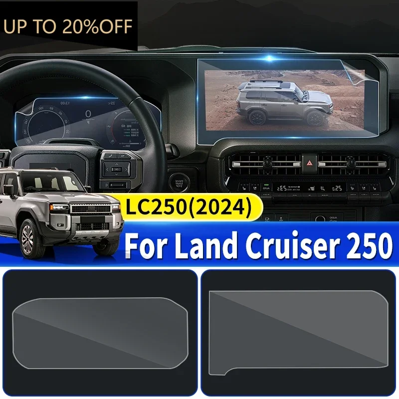 

Для Toyota Land Cruiser 250 2024 1958 Prado LC250 комбинированный измеритель навигации Защитная пленка для экрана защитные аксессуары для интерьера