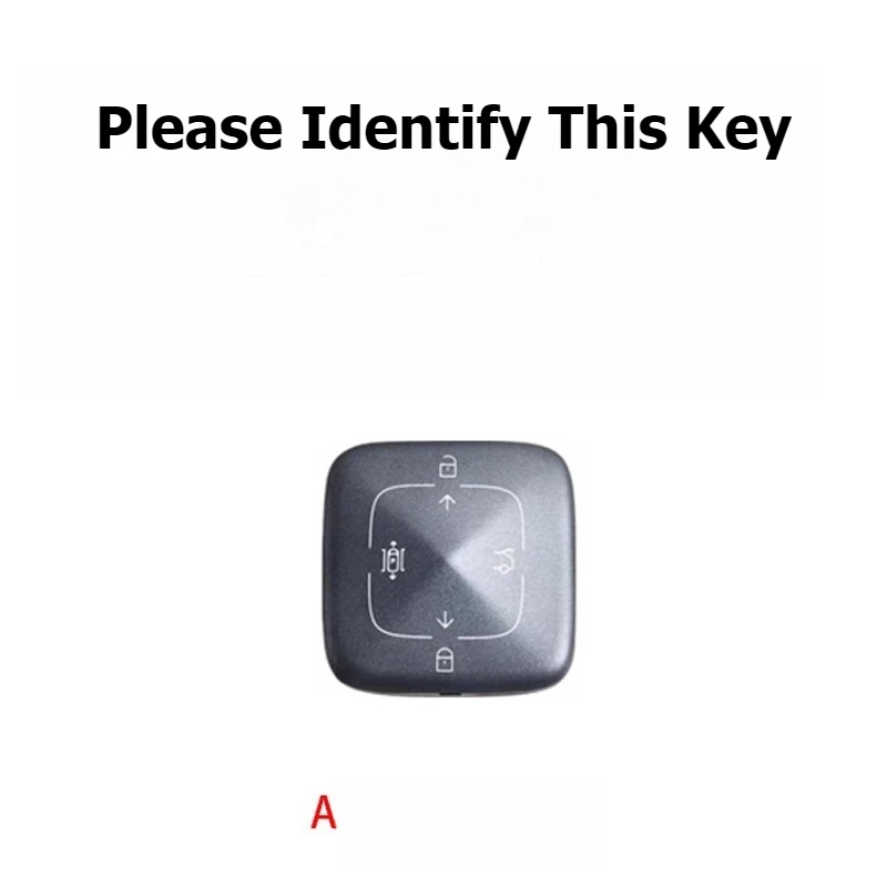 ‌For Geely ZEEKR 001 007 009 X Genuine Leather Key Case Smart Key Keyless Remote Entry Fob Case Cover Protective Car Accessories