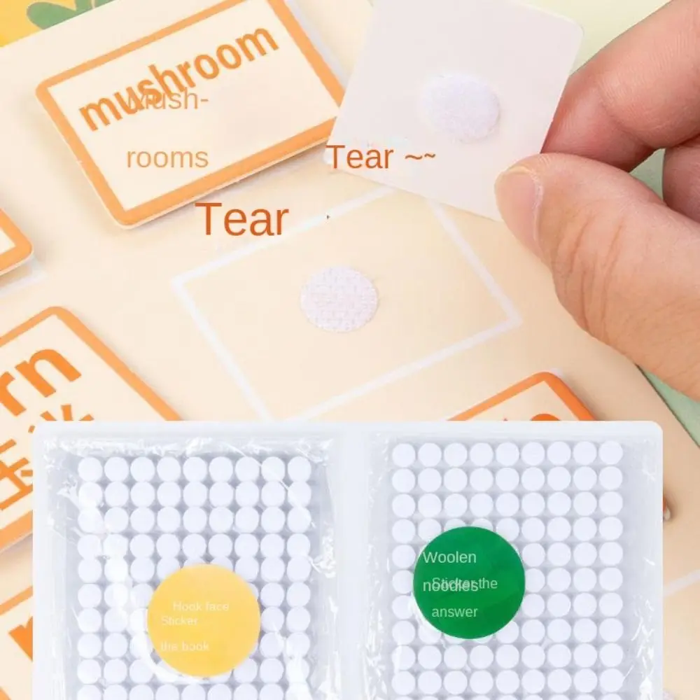 لصق متكرر مونتيسوري هادئ مشغول كتاب التعليم ورقة الإدراك لتقوم بها بنفسك مجموعة مواد لصق تصنيف الألوان الكرتون #1