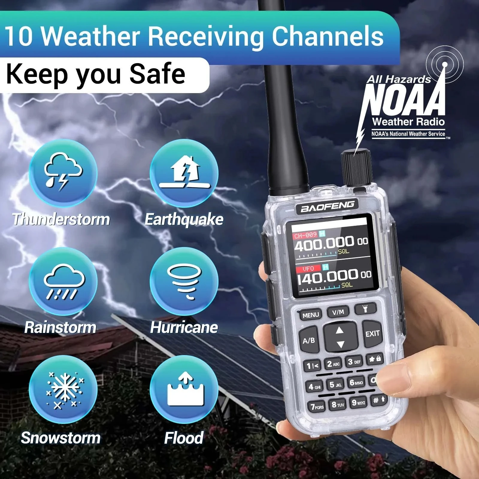 2PCS BAOFENG Mini 5 Dual PTT Walkie Talkie Bluetooth APP Programming AM/FM NOAA TYPE-C Charger Upgrade UV-5R Mini Ham Radio