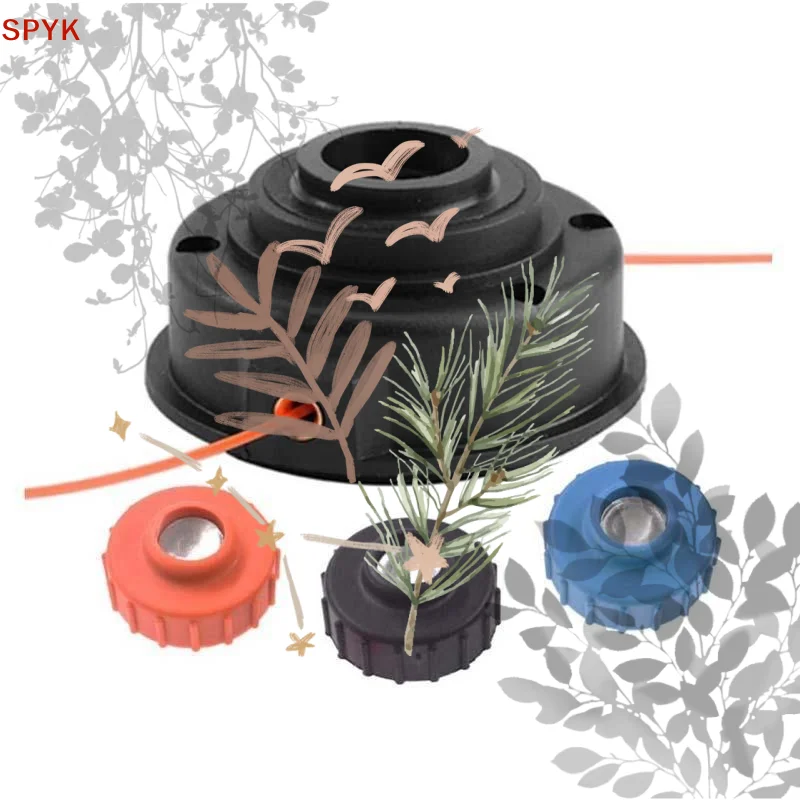 Replacement String Trimmer Head Kit For HYPER TOUGH H2500: Models With Spool Spring Retainer Assorted Bump Knobs