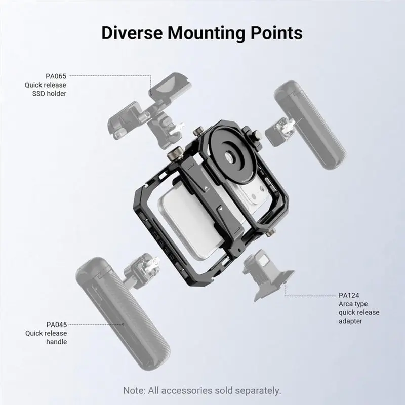 [LXYA68Z!] Universal Phone Cage For Phone Cage Smartphone Stabilizer Smartphone Cage Stabilizer