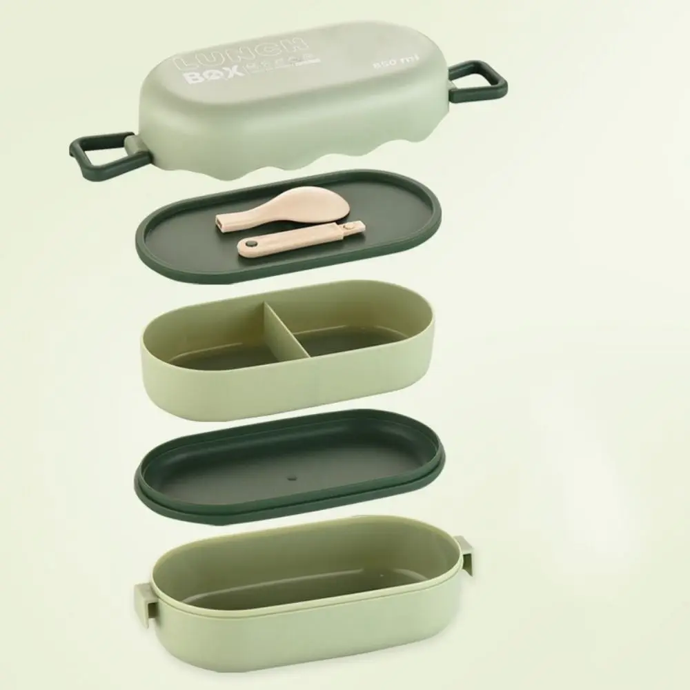 

Многофункциональный герметичный портативный ланч-бокс, многоразовый 3-сеточный ящик для хранения продуктов, квадратный большой вместительный ящик для закусок, кемпинга