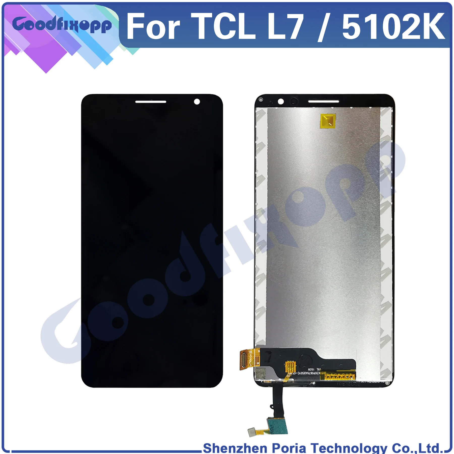 

For TCL L7 5102 5102K LCD Display Touch Screen Digitizer Assembly Repair Parts Replacement