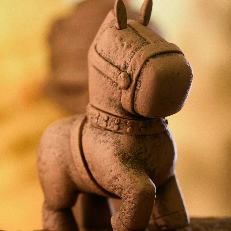 Mr.BONE-figuras de acción de guerreros de terracota, modelo de edición limitada, decoración de escritorio, juguete coleccionable, regalos de cumpleaños sorpresa