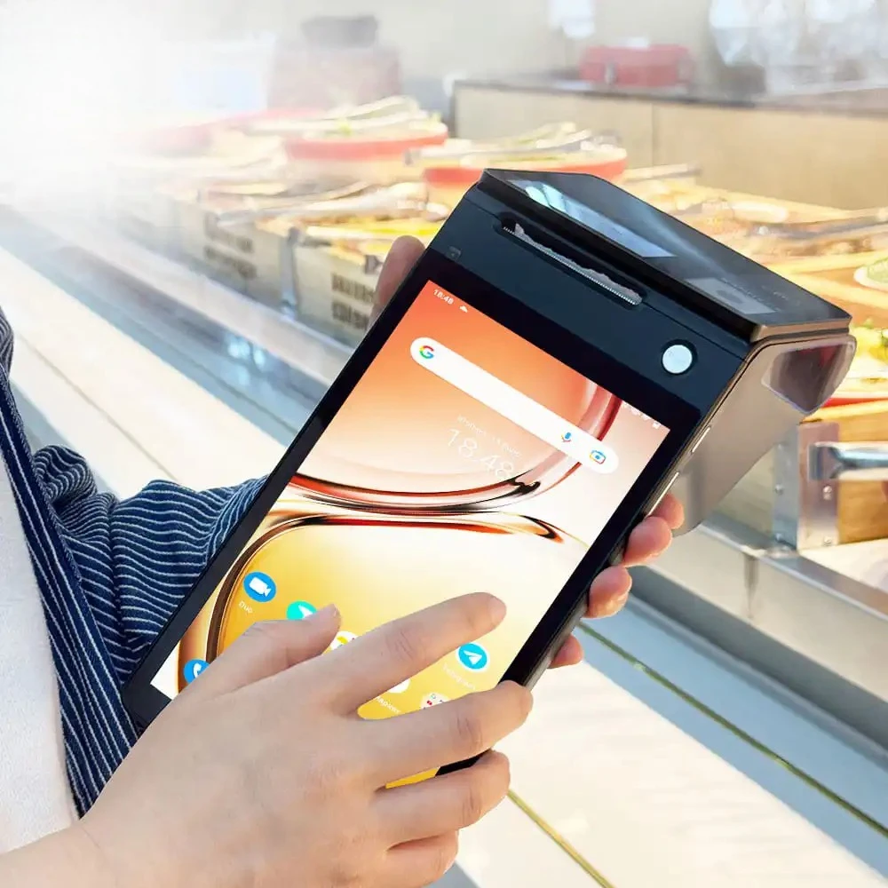 

Applicable to Z108 Smart Android POS Machine with Touch Display NFC Card Reader for Restaurant Billing and Order System