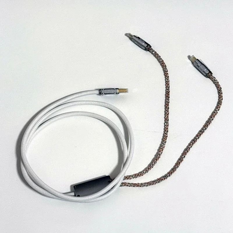 

8K rate one to two double TypeC air plug cable RGB e-sports magnetic axis mechanical keyboard data cable table tide brand