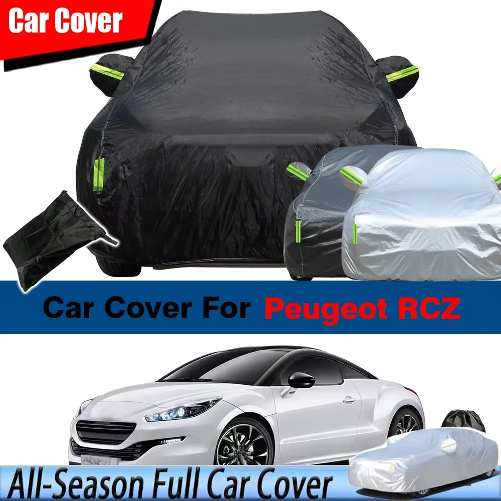 

Full Car Cover Outdoor Anti UV Sun Shade Rain Snow Resistant Waterproof Auto Cover Dust Proof For Peugeot RCZ