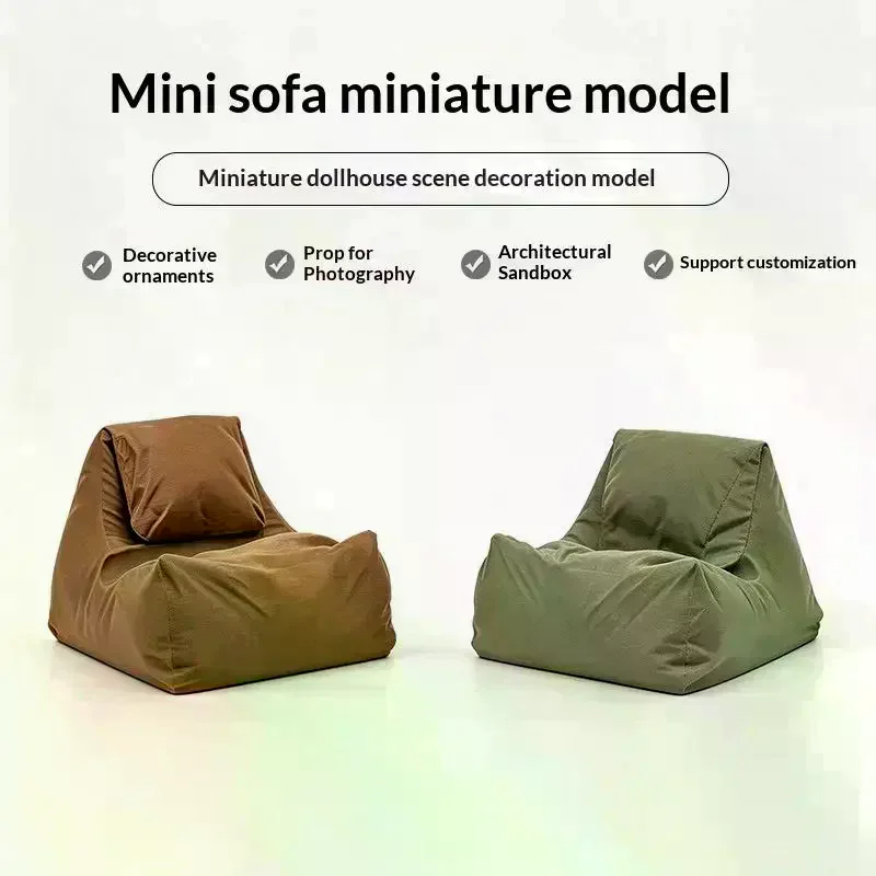 Mini Sofa Pillow Soft Fabric Cushion Doll Accessories European Style Creative Design Furniture For Doll House