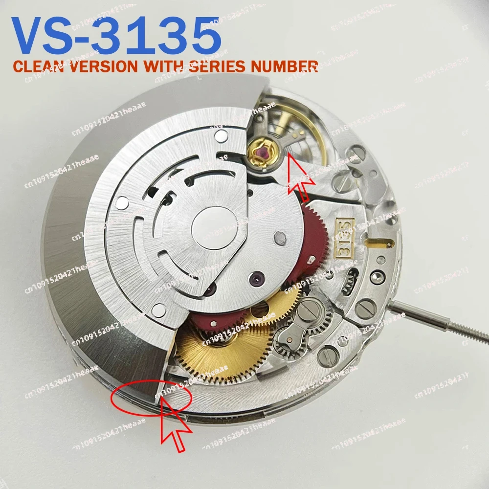 

apply toVS3135 Clone Automatic Mechanical Movement High Quality Version Blue Hairspring Fit for SUB 116610 Mod 3135 Movt