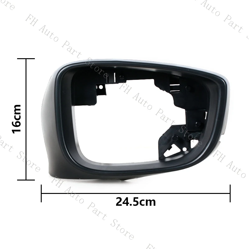 Car Wing Door Side Exterior Rearview Mirror Frame Case Trim Housing Shell For Mazda 3 Axela 2017 2018 2019