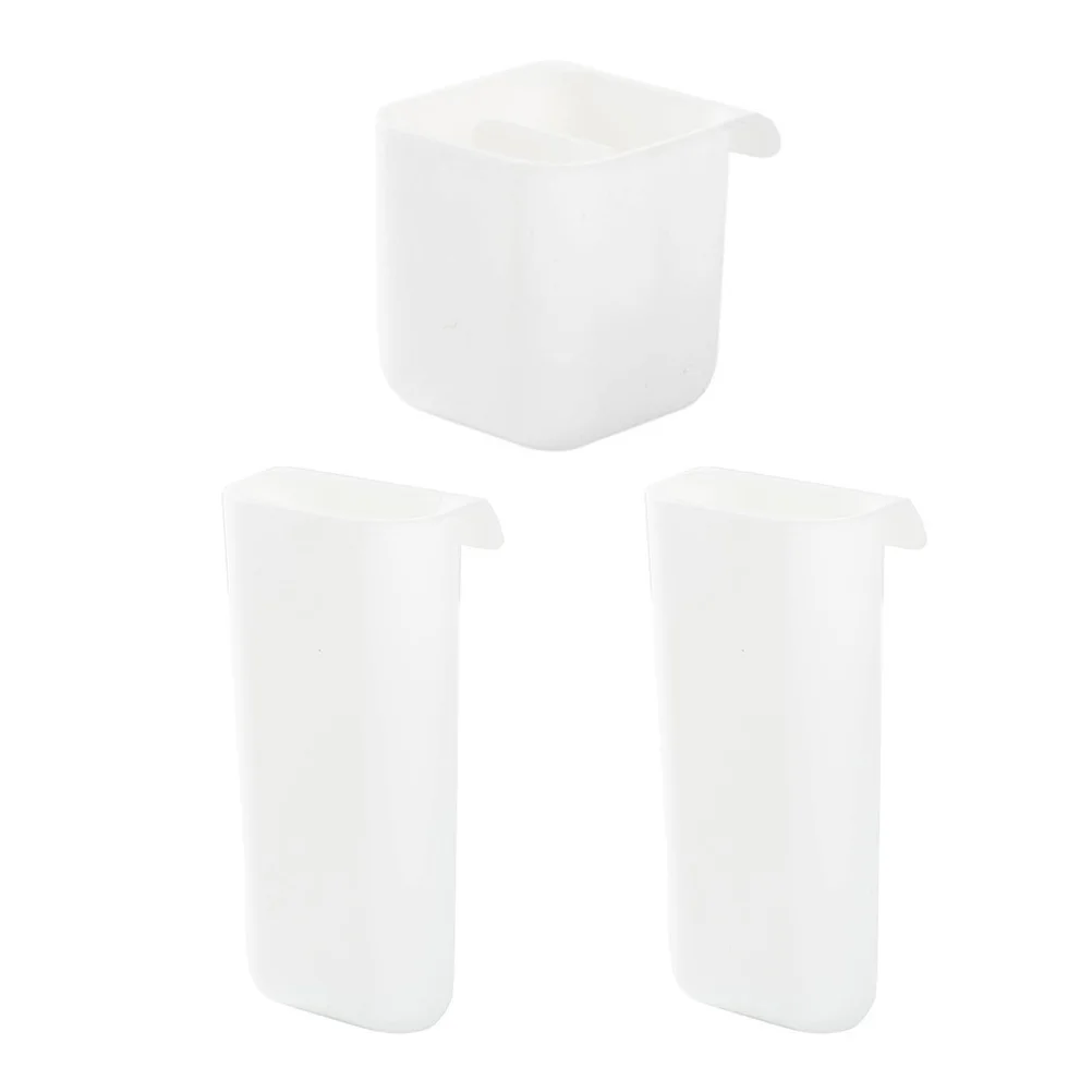 

3Pcs Desktop Pen Holder for Computer Monitor Multi-Use Storage Container Adhesive Design Fits Office Home Dorm School Supplies