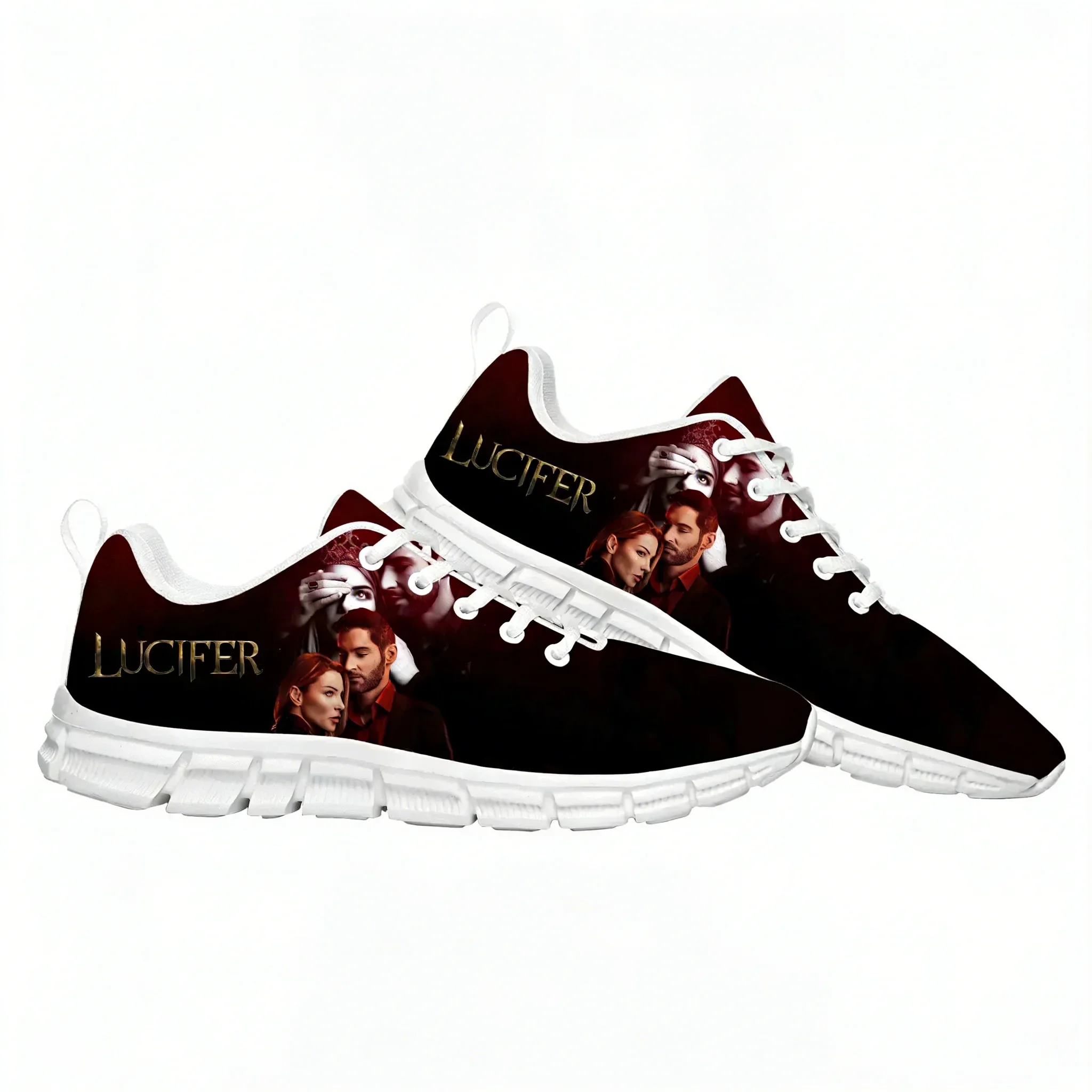 

Lucifer Sports Shoes Mens Womens Sneakers High Quality Tom Ellis Casual Sneaker Couple Custom Shoes