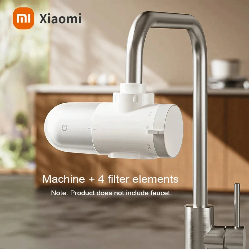 NEW XIAOMI Mijia Faucet Water Purifier 2 for Household Kitchen Tap Activated Carbon Percolator System Visible Water Filter