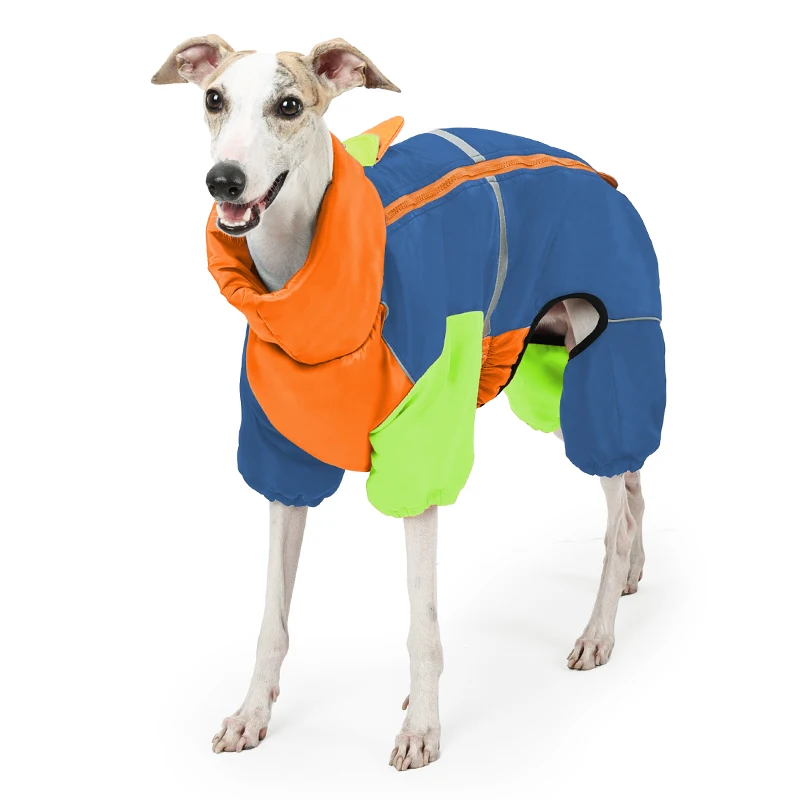 

Winter Warm Dogs Clothing Outdoor Windproof Dogs Jackets Night Reflective Pet Coats for Large Middle Dogs Dopamine Pet Clothing